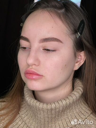 Окрашивание бровей