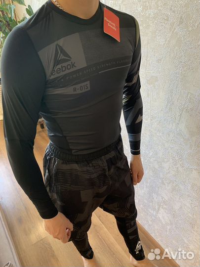 Рашгард reebok 3 в 1 Компрессионый костюм