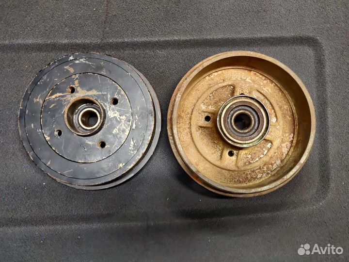 Задние тормозные барабаны на Renault Logan