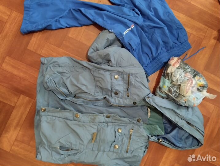Вещи пакетом на мальчика от 110 см