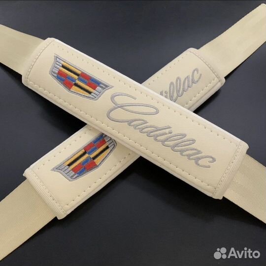 Накладки на ремни безопасности для Cadillac