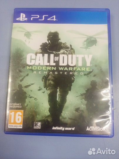 Диск PS4 - Call Of Duty: Modern Warfare Remastered