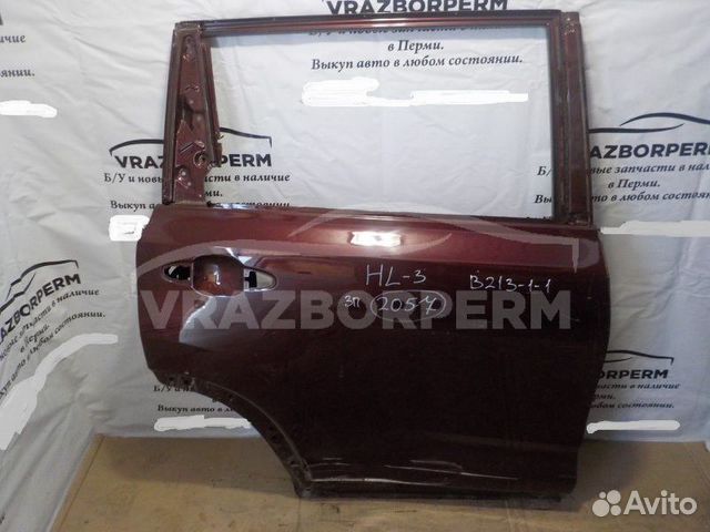 Дверь задняя Toyota Highlander