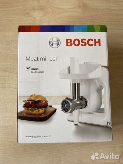 Насадка-мясорубка Bosch muz5fw1 запчасти