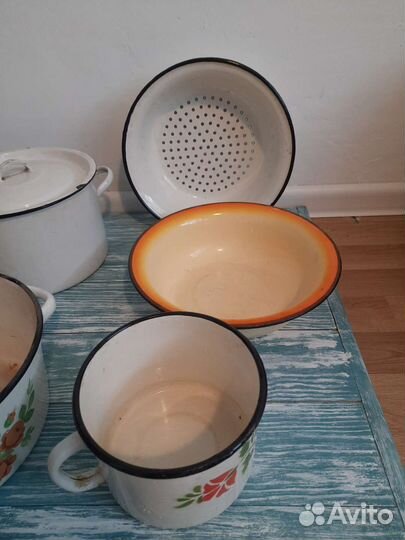 Эмалированная посуда СССР