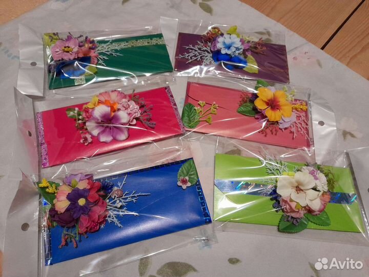 Подарочные конверты ручной работы