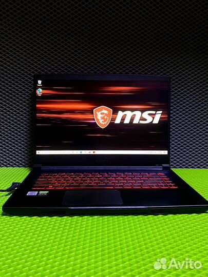 Ноутбук msi новый i5-10gen/16/RTX3060