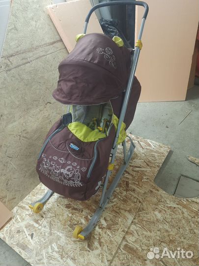 Санки коляска ника