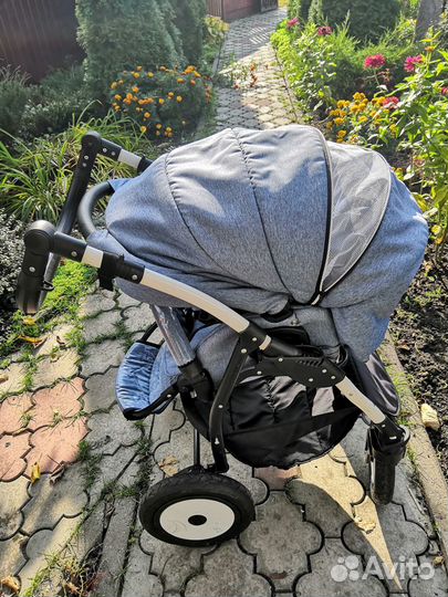 Коляска 2 в 1 Slaro indigo