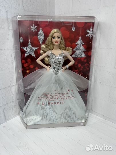 Barbie Блондинка в серебряном платье (2021г)