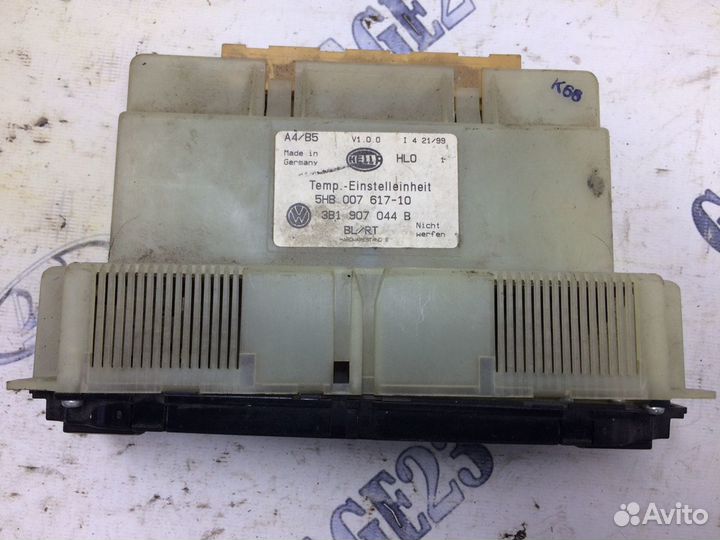 Блок управления климатом volkswagen golf 4