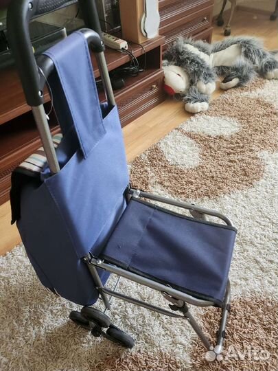 Сумка тележка хозяйственная на колесах