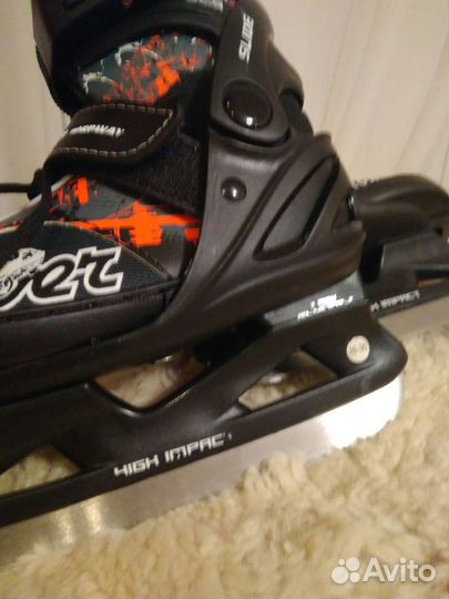 Коньки детские раздвижные 26-30