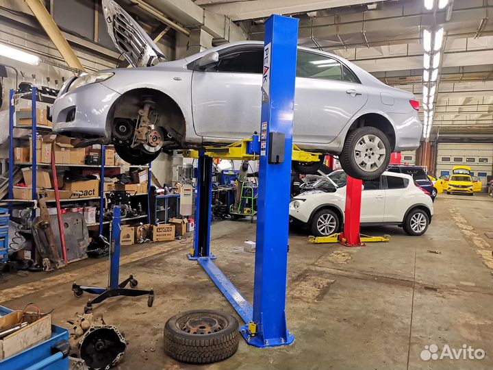 Замена робота на автомат u340 Toyota в Москве