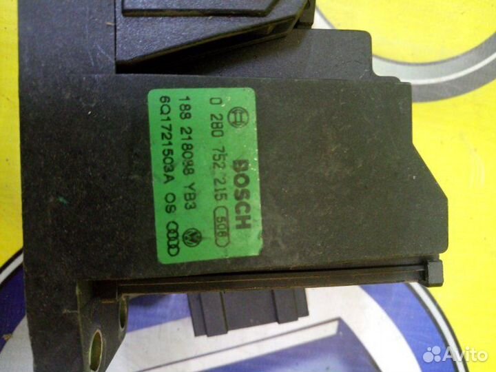 Педаль газа передняя Skoda Fabia хетчбек 4 дв. 1.2