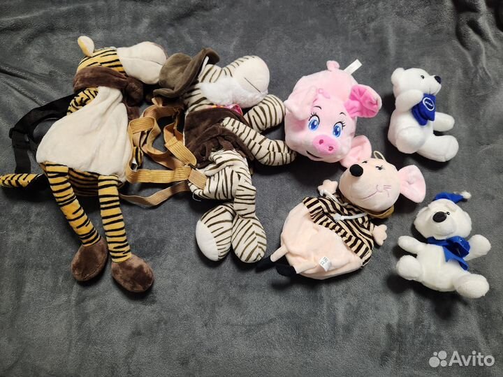 Мягкие игрушки пакетом