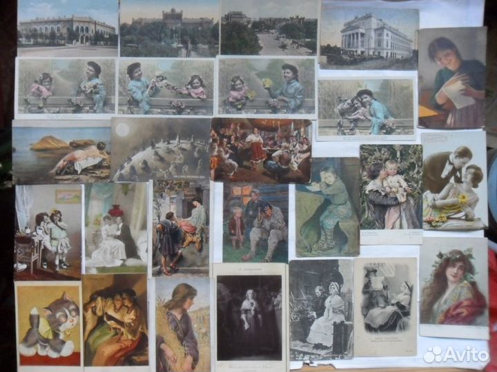 Старинные до 1917г, 1920х - 30х г, живопись цветы