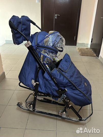 Санки коляска glory