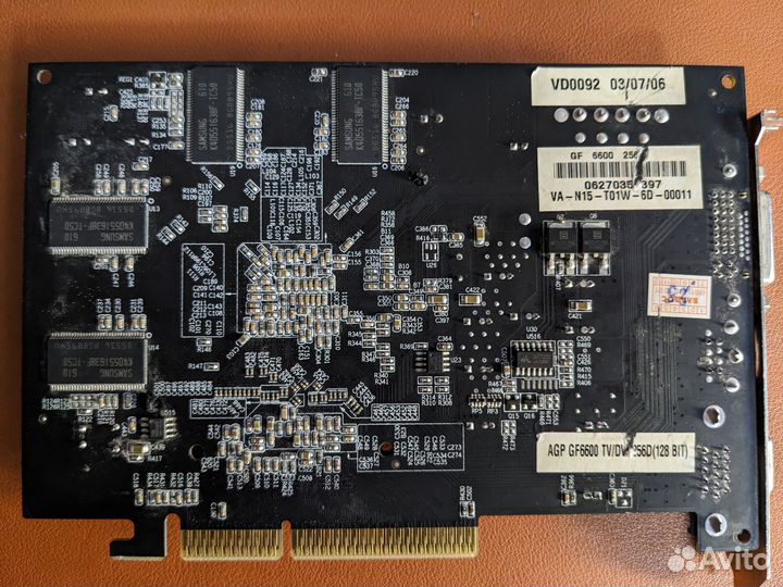 Видеокарта geforce 6600 256mb agp