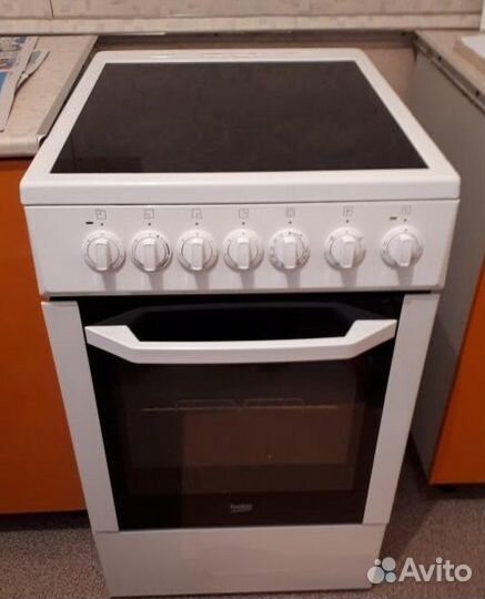 Cтеклокерамика Beko 4конф 50х59,8 конвекция, гриль