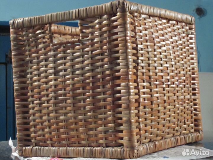 Плетеная корзина - сундук