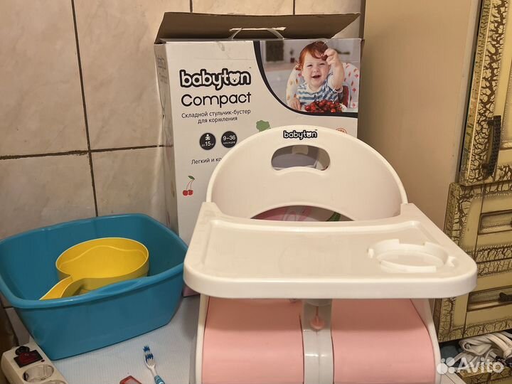 Стульчик для кормления бустер babyton