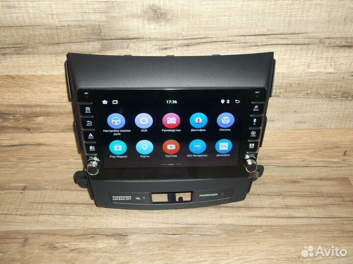 Магнитола Mitsubishi Outlander Xl Android крутилки