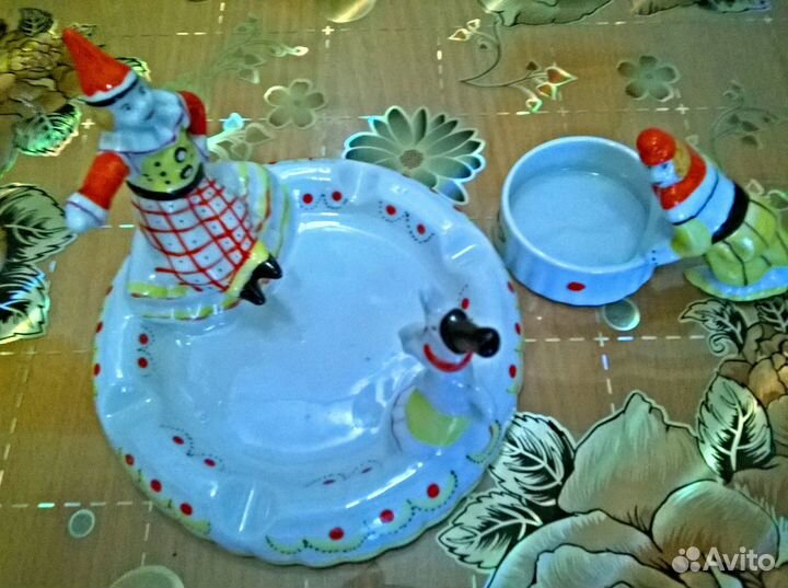 Столовый сервиз Клоунада. Пепельница. Барановка