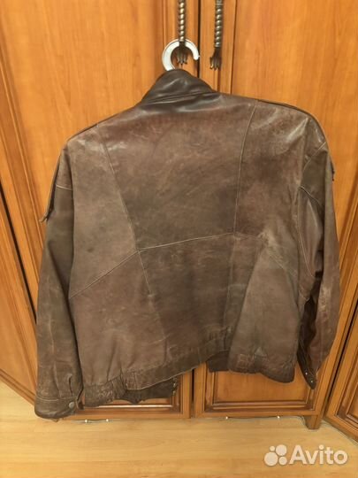 Кожаная куртка мужская 50 52