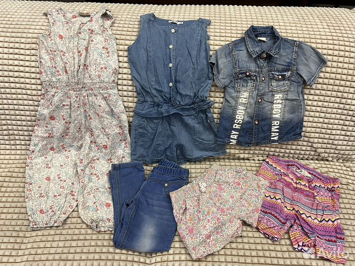 Пакет вещей на девочку размер 110