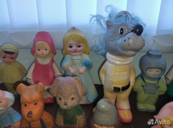 Винтаж, игрушки СССР, резиновые