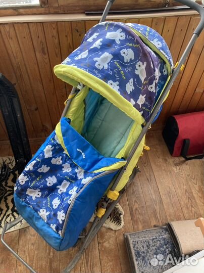 Коляска санки