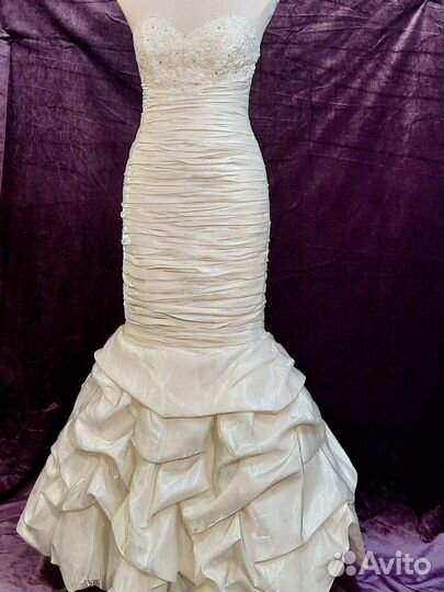 Свадебное платье русалка новое 42-44