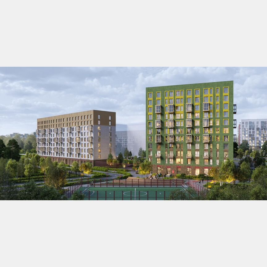 1-к. квартира, 40 м², 5/9 эт.