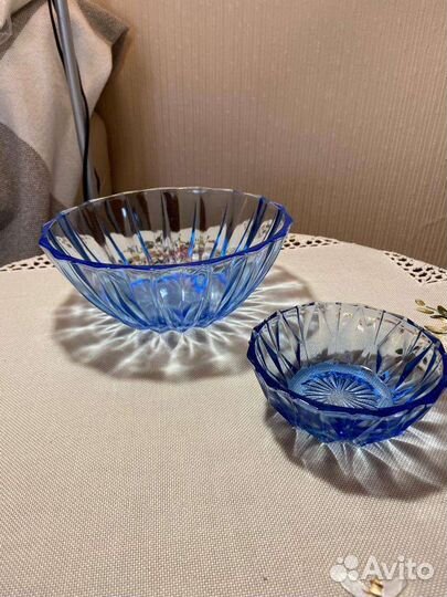 Посуда цветное стекло СССР