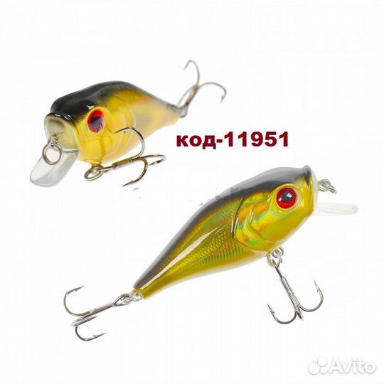 Воблер дл50 мм 5.6 гр., 0-0.5 м Amafish bevy CNK