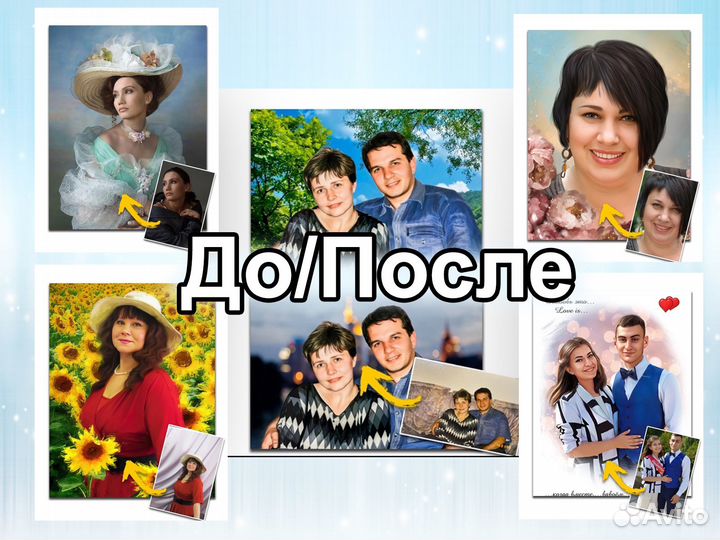 Портрет по фото. Картина на холсте