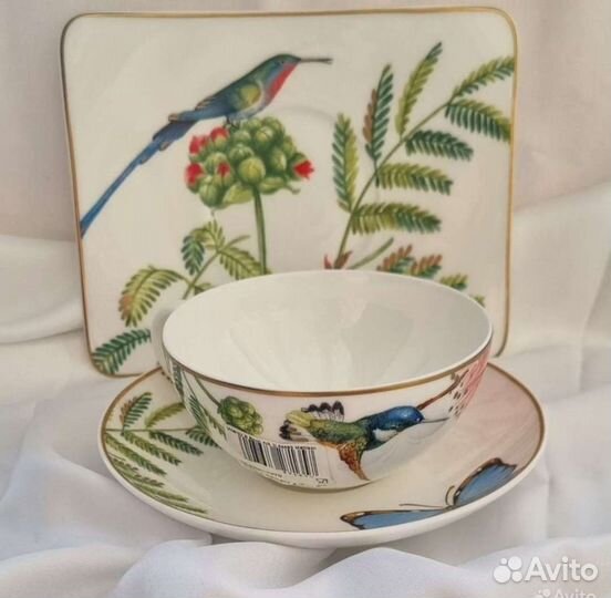 Чайные пары чашки тарелки пиалы Виллерой новые