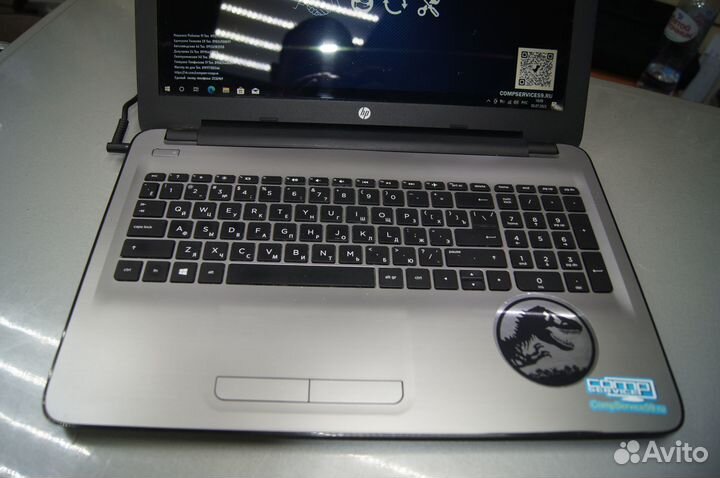 Ноутбук HP 15 4 ядра 4gb SSD 120gb