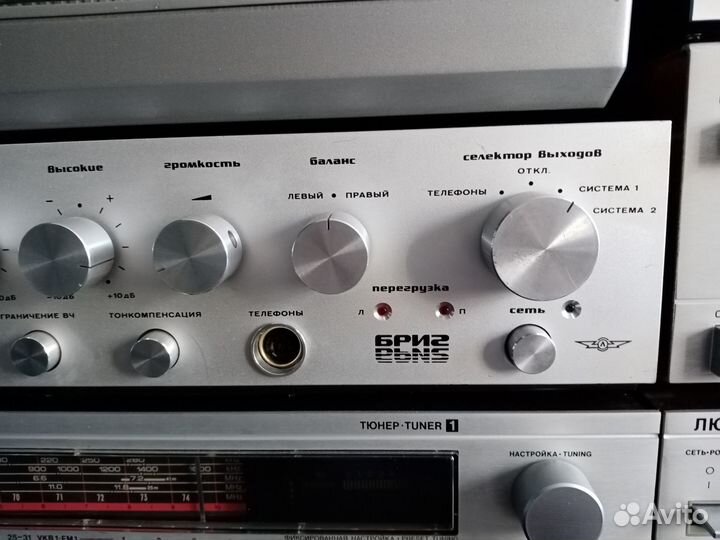 Бриг-001 и колонки Эстония 35ас-021