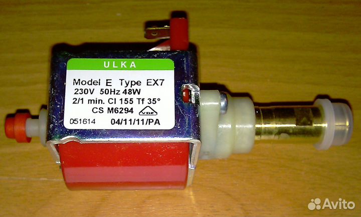 Насос ulka EX7 48W 220V on/off-2/1min 7bar CS M629