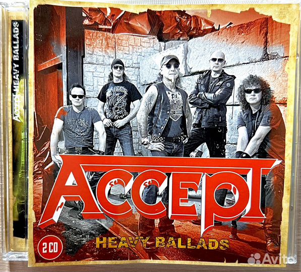 Музыкальные cd диски Accept лучшие баллады на 2 сд