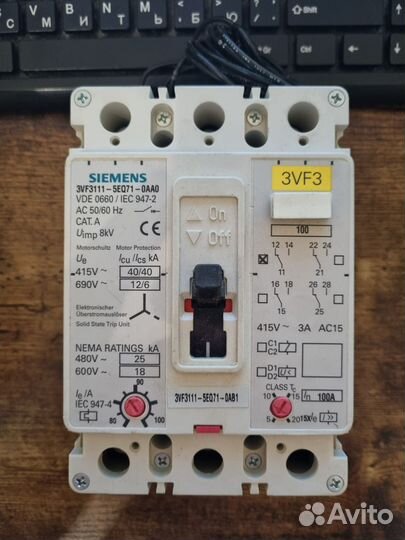 Автоматический выключатель 3VF3111-5EQ71-0AA0
