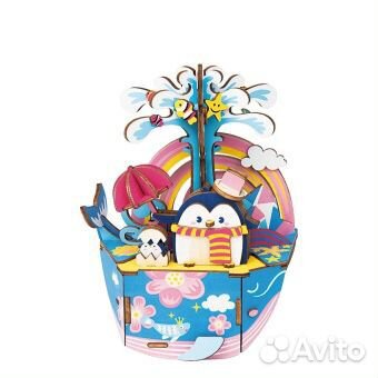 Конструктор Деревянная музыкальная шкатулка