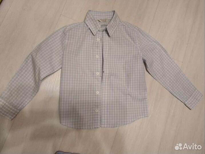 Рубашки на мальчика пакетом 110 122 128