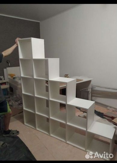 Стеллаж белый