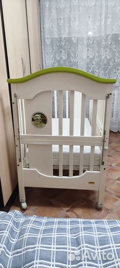 Детская кровать+ортопедический матрас