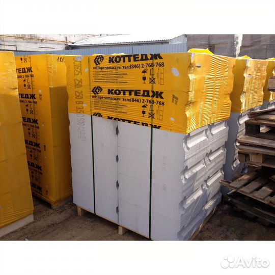 Газоблок Коттедж Д400 Д500 B2.0 B2.5