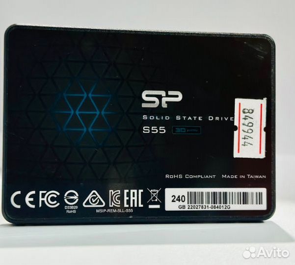 SSD накопитель Silicon Power 240гб, 2.5