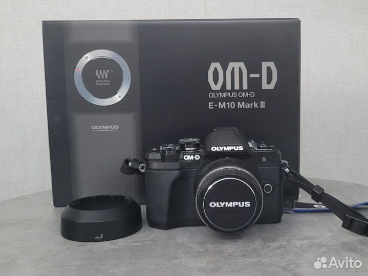 Olympus om d e m10 mark iii+ объектив 25mm, 1,8